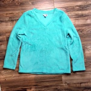 Blue Fleece Top Medium